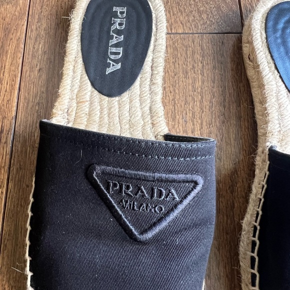 Prada flat espadrille slides - Picture 3 of 9